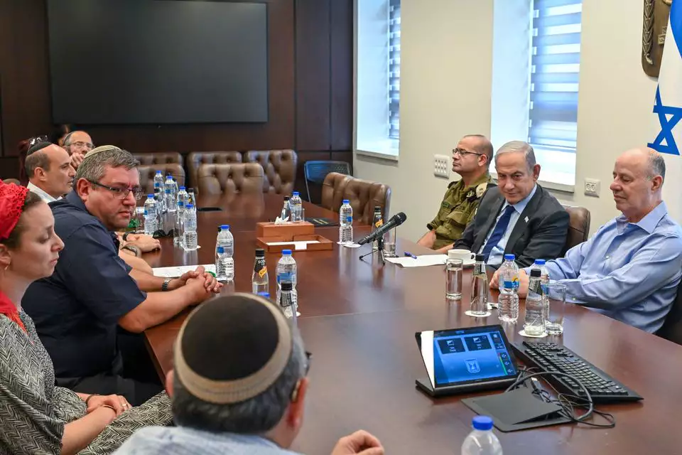 נתניהו בפגישה עם נציגי פורום הגבורה (ארכיון). צילום: קובי גדעון / לע״מ