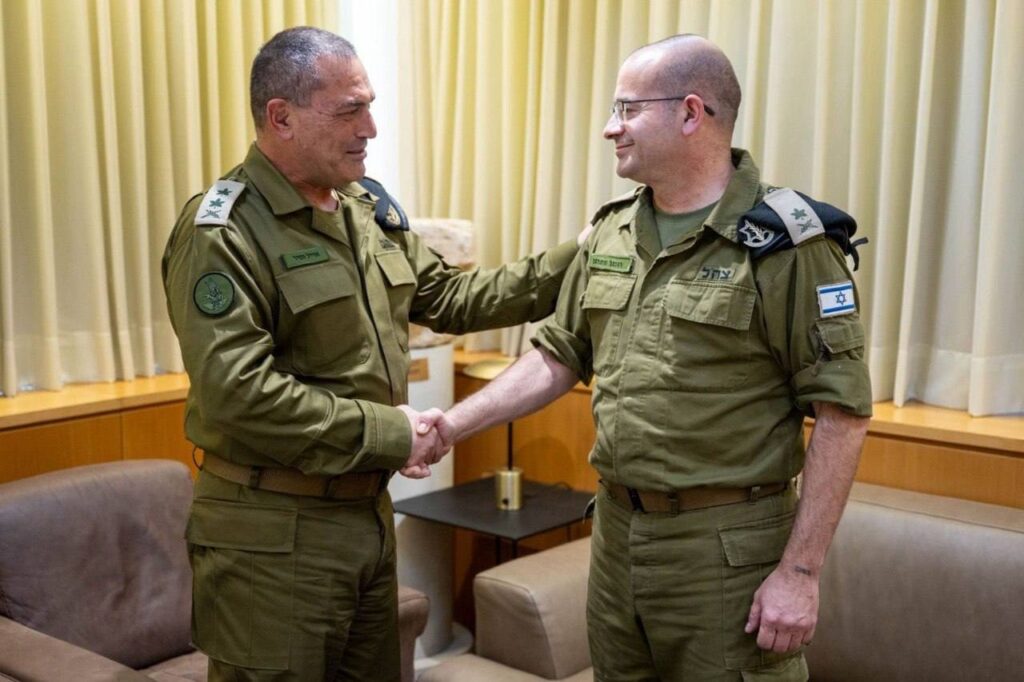 זמיר וגופמן. צילום: דובר צה"ל