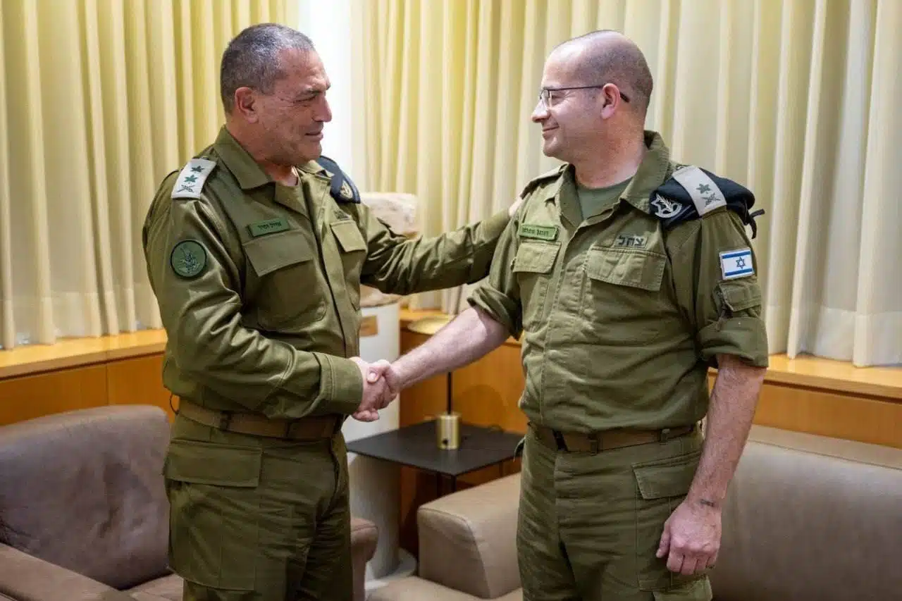 זמיר וגופמן. צילום: דובר צה"ל