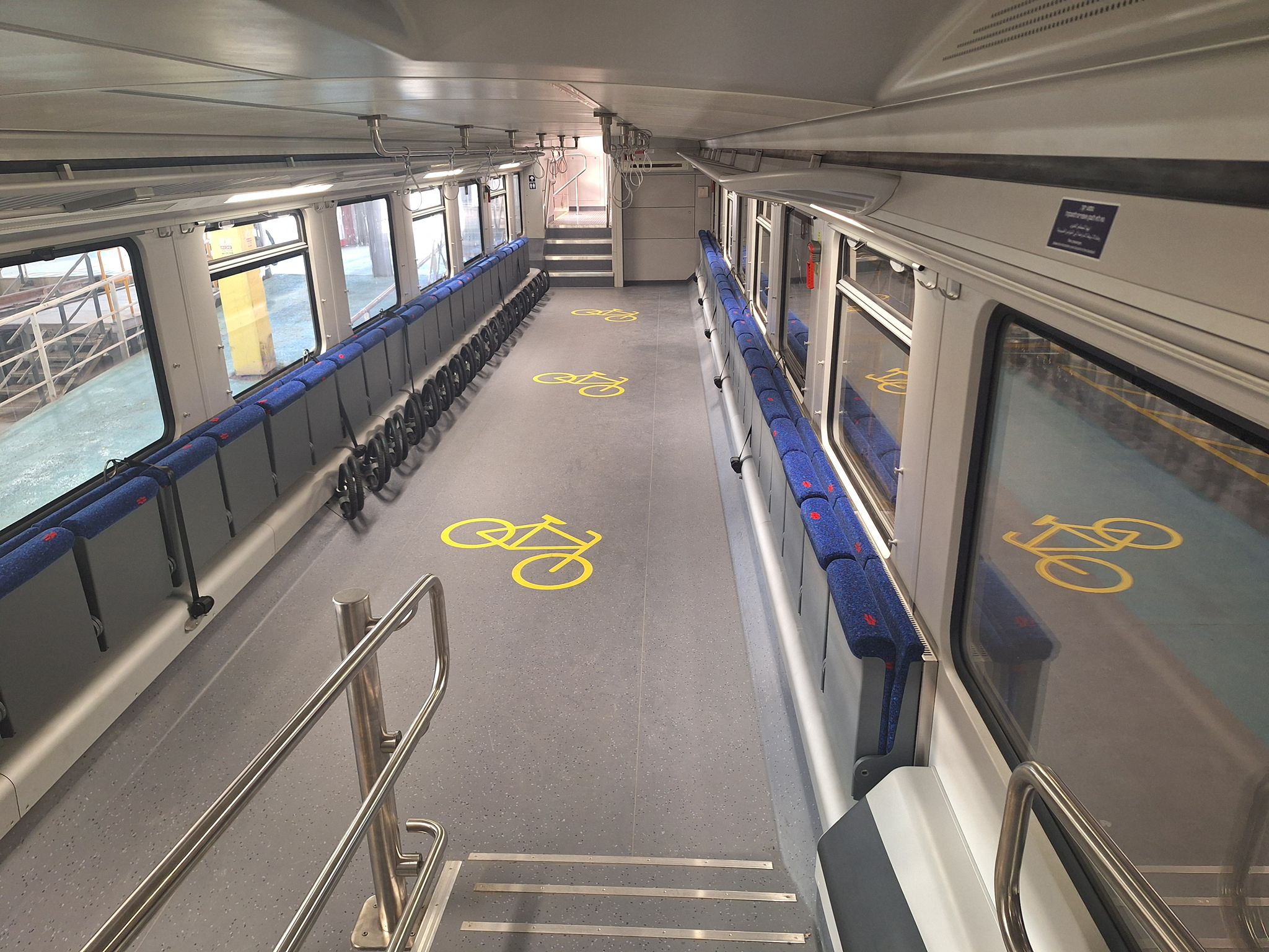 קרונות האופניים. צילום: רכבת ישראל