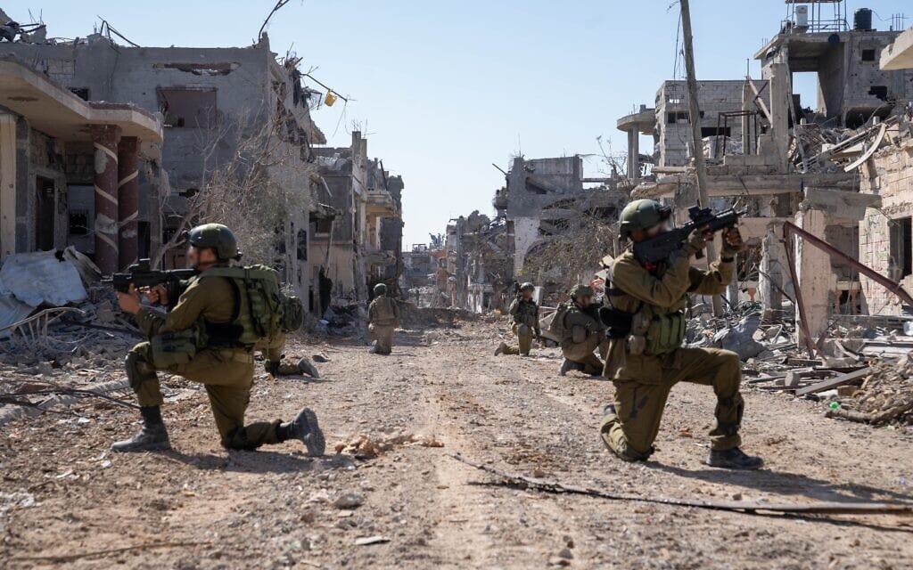 לוחמי צה"ל בפעילות בעזה.