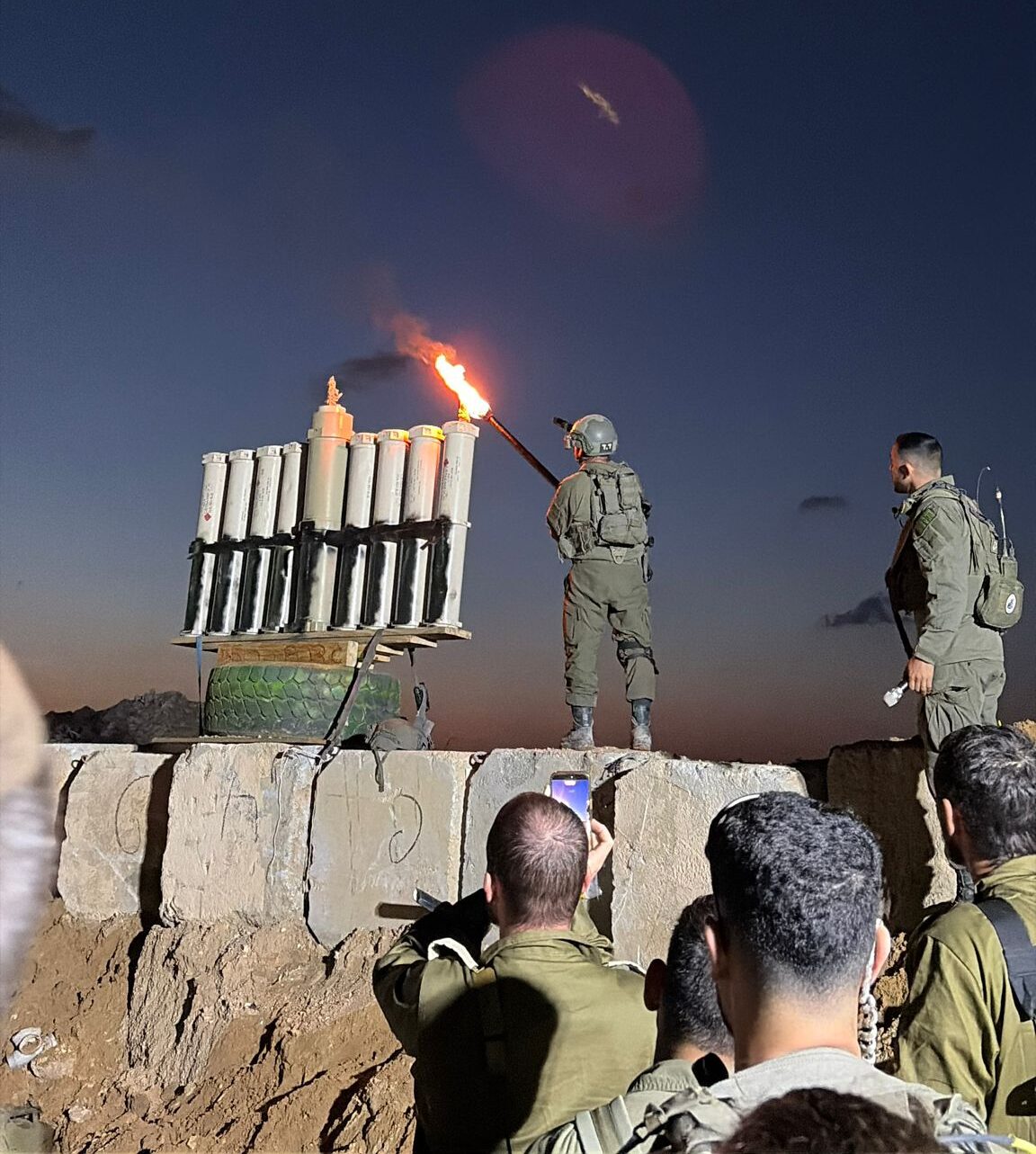 חטיבה 2 בהדלקת נרות ברצועת עזה בראשות מאו"ג 252