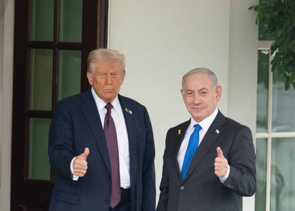 נתניהו וטראמפ.