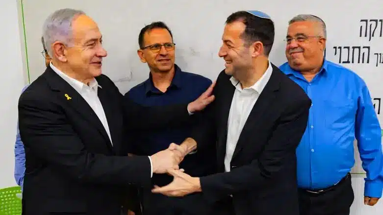 ראש מועצת שומרון, יוסי דגן וראש הממשלה, בנימין נתניהו
