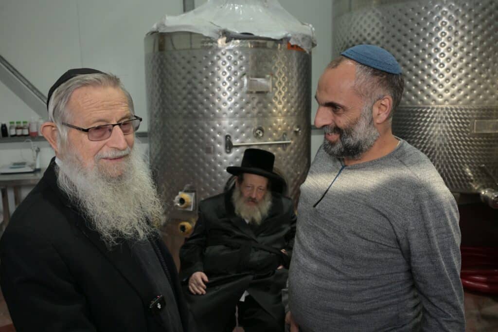 הרב זלמן מלמד והרב מוסא כהן ביקב