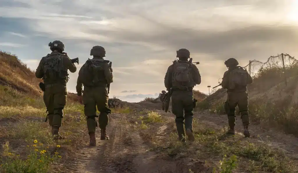 חיילים בעזה צילום דובר צהל