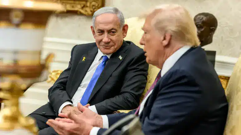 טראמפ ונתניהו צילום דוברות הבית הלבן