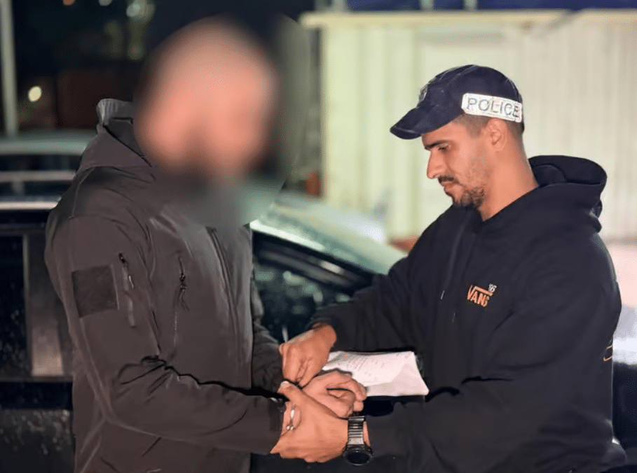 מעצר עבריינים בצפון. צילום: משטרת ישראל