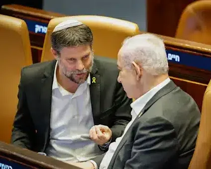 בנימין נתניהו ובצלאל סמוטריץ