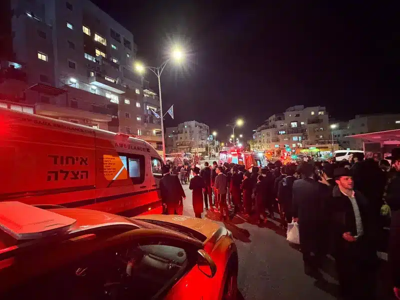 זירת דריסת האוטובוס בירושלים