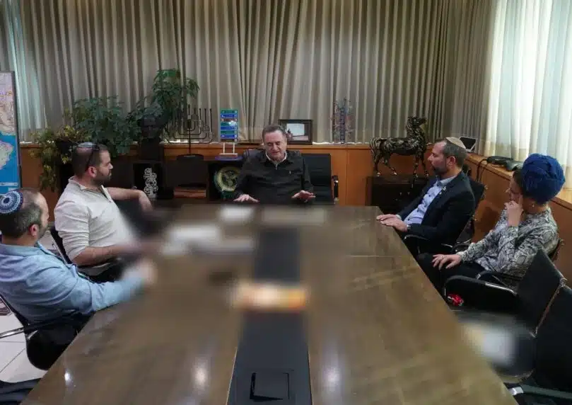מועצת בנימין בפגישה עם שר הביטחון