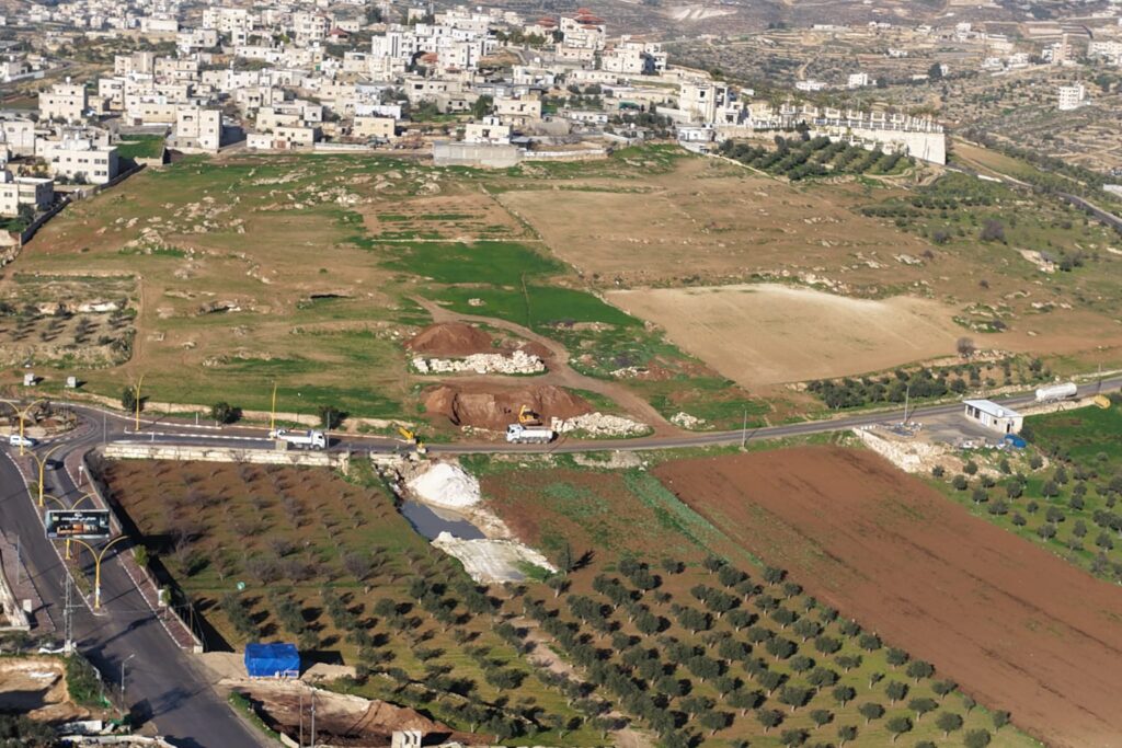 המרחב בו התרחשה תפיסת השופל..