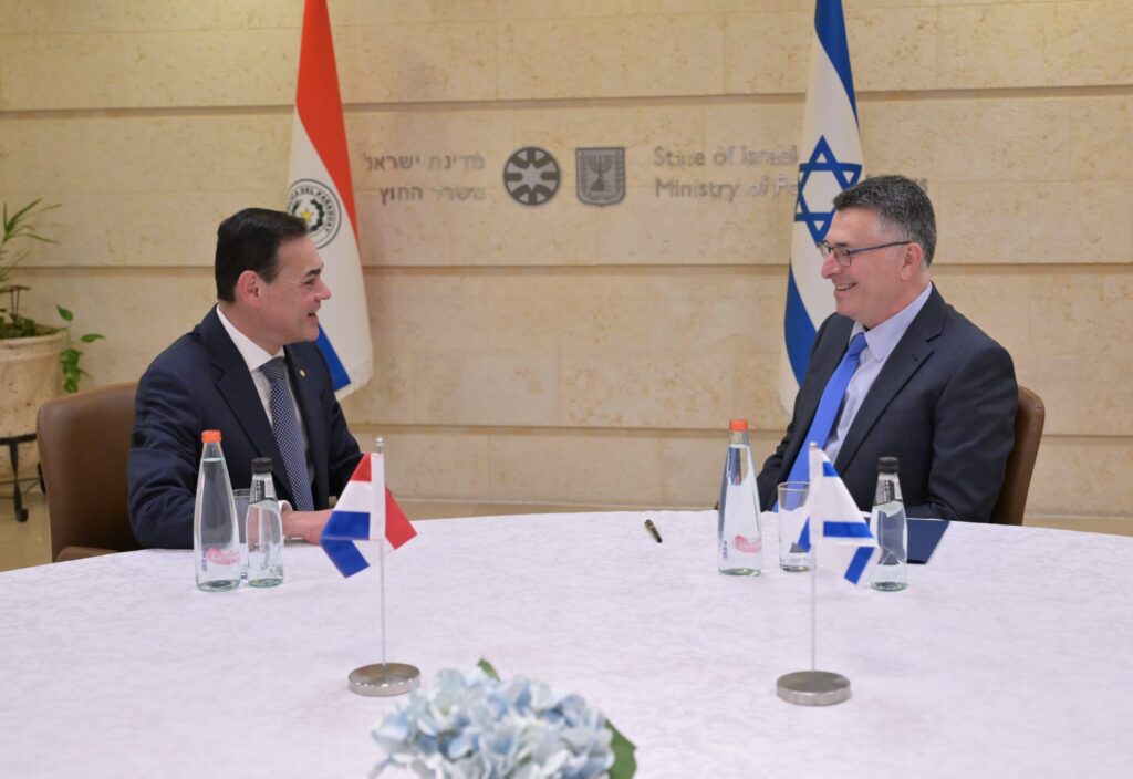 שר החוץ סער עם שר החוץ של פרגוואי