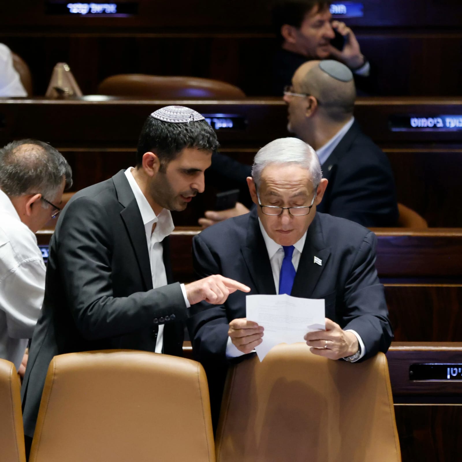שלמה קרעי ובנימין נתניהו