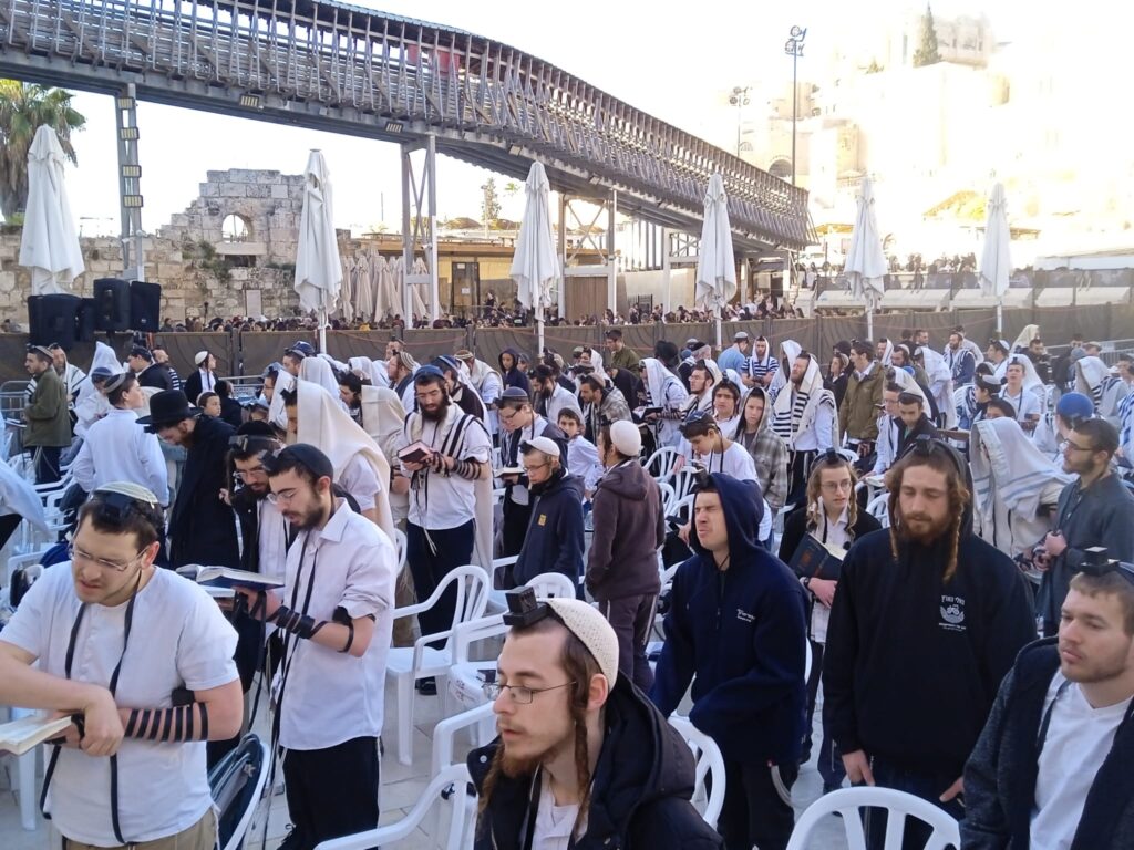 התפילה בכותל המערבי