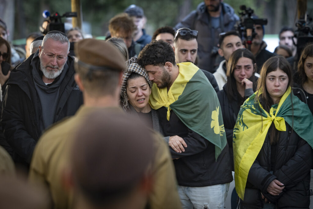 הלוייתו של אורי גרינברג הי"ד