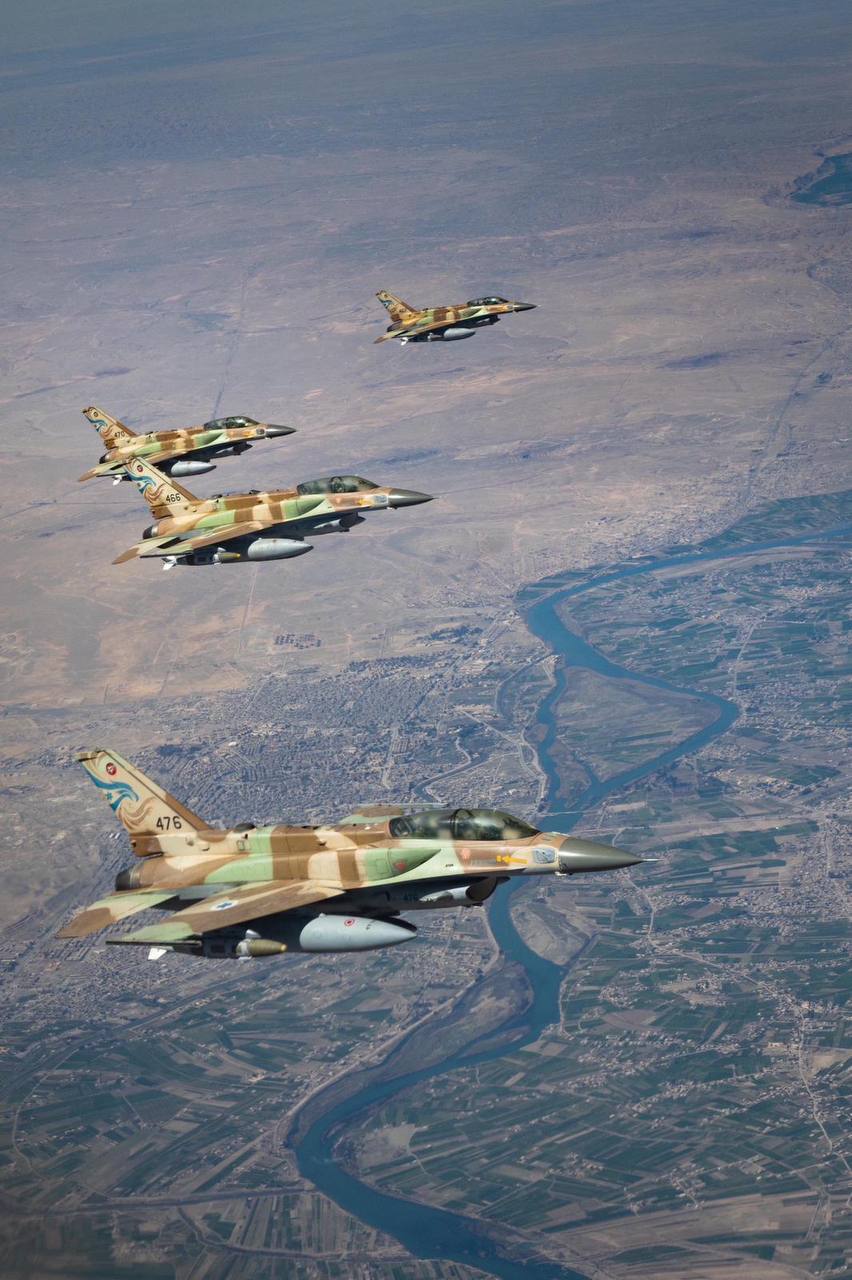 מטוסי קרב ישראל בדרך לתקיפה קרדיט: דובר צהל