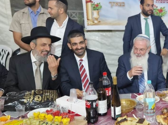 שר הדתות מלכיאלי בסוכתו קרדיט: דוברות