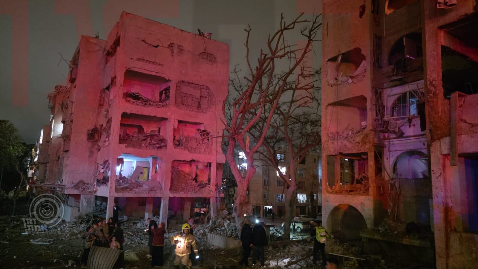 זירת פגיעת הטיל בערד