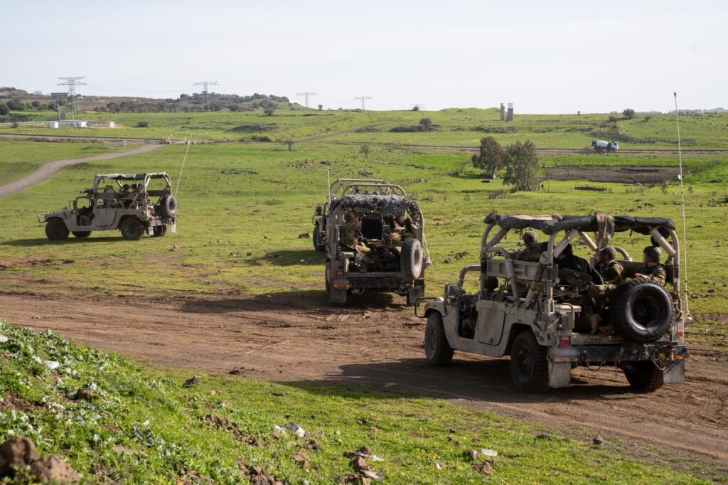 היערכות כוחות אוגדה 36 לקראת הכניסה ללבנון