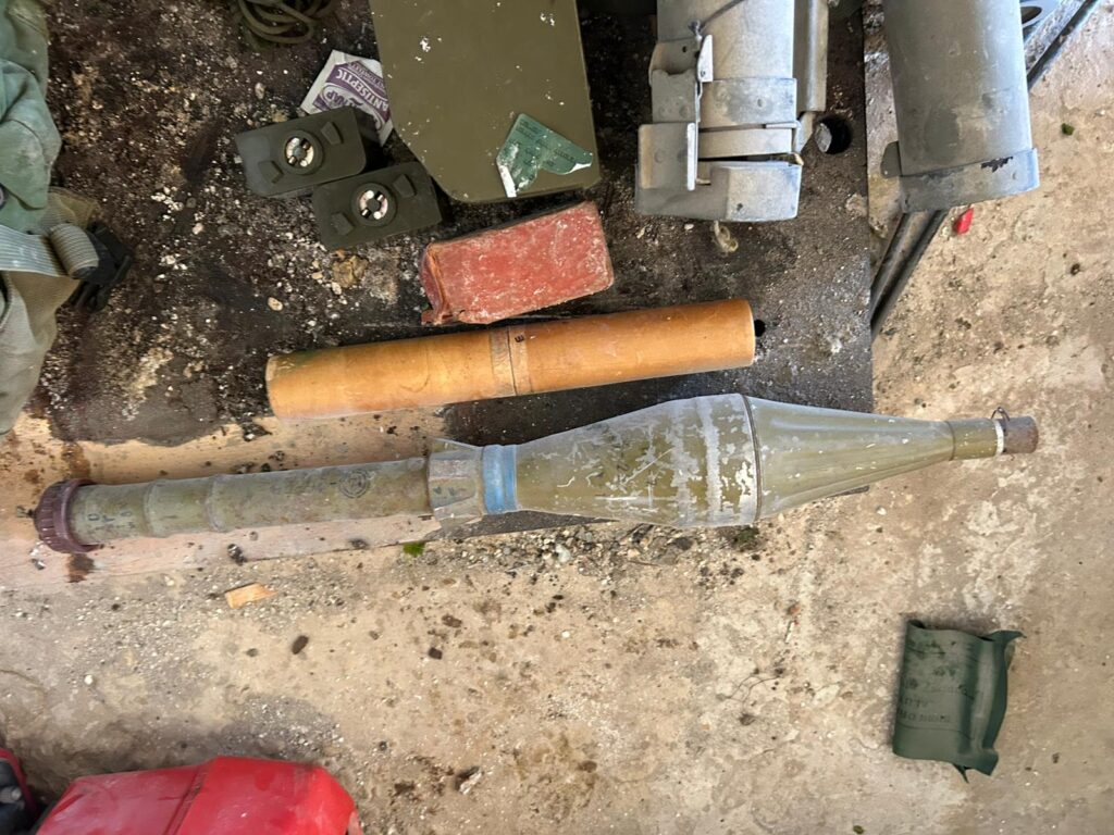 רקטה שנמצאה הלילה בלבנון