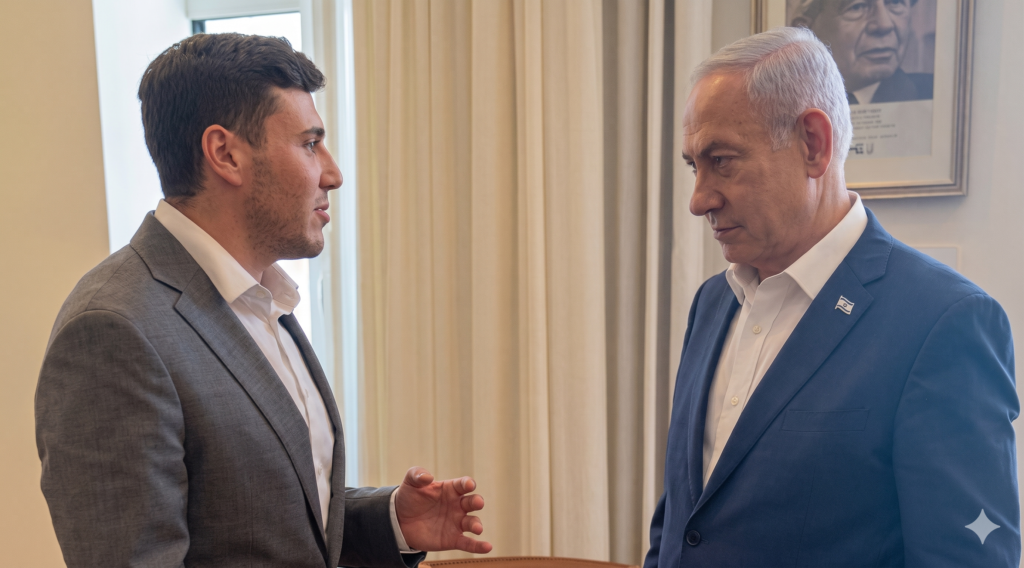 ראש הממשלה בנימין נתניהו עם ארי שפיץ