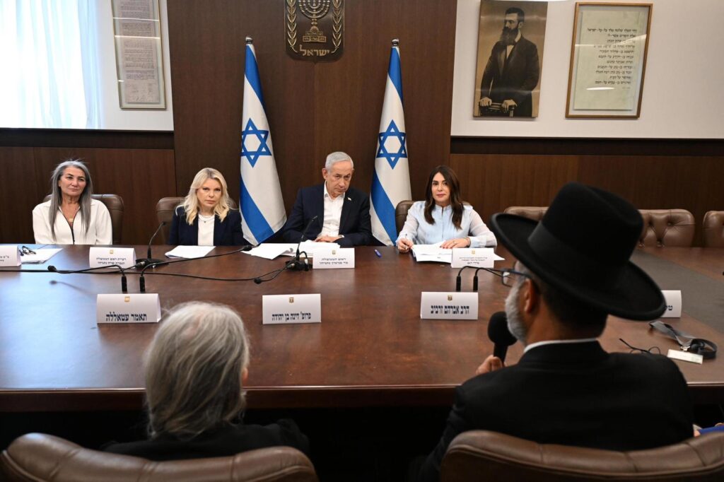 ראש הממשלה נתניהו עם משיאי המשואות