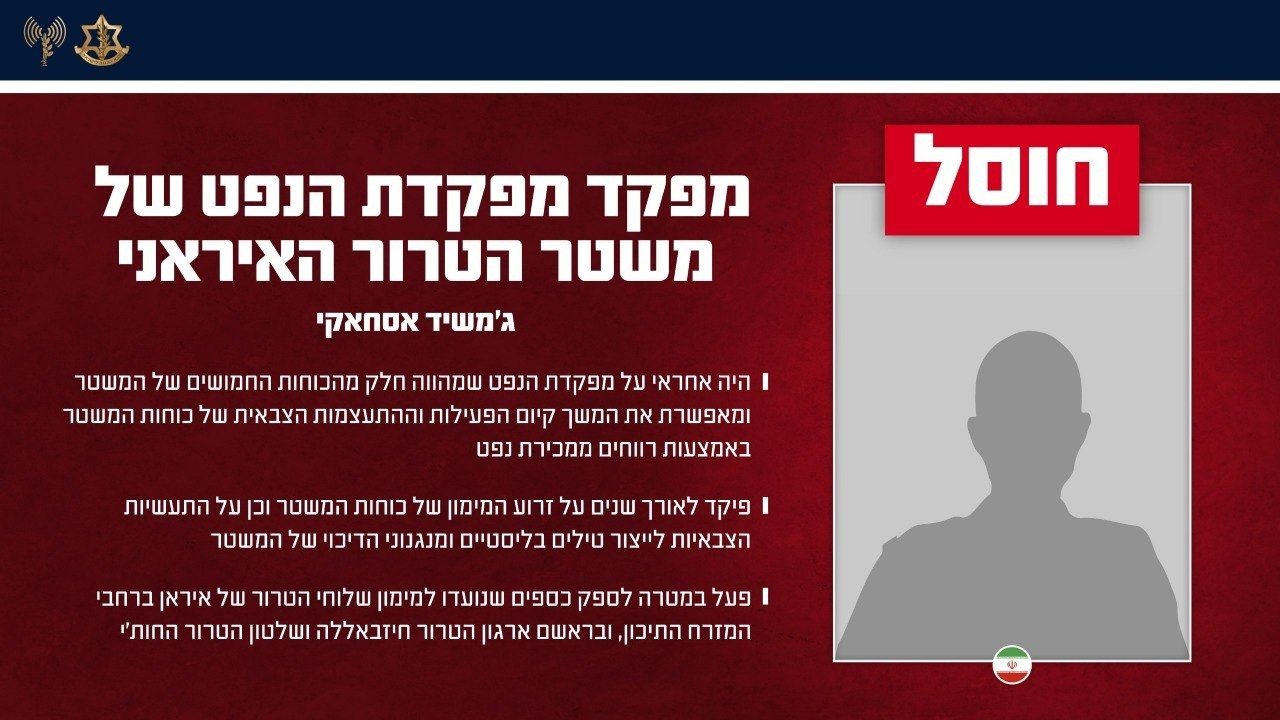 חיסול מפקד מפקדת הנפט