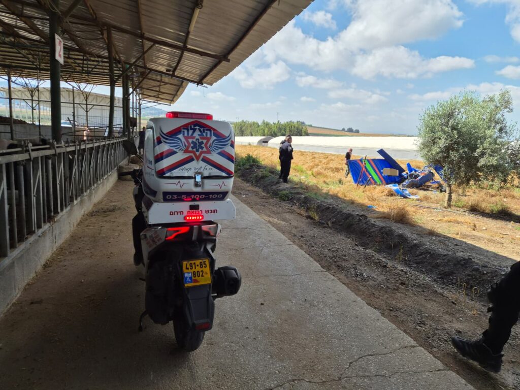 זירת ההתרסקות