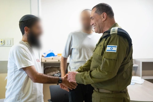 הרמטכ"ל ביקר את פצועי צה"ל