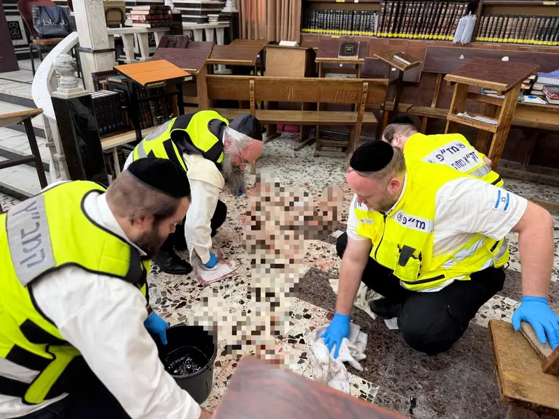 מתנדבי זקא בזירה בכולל חזון איש