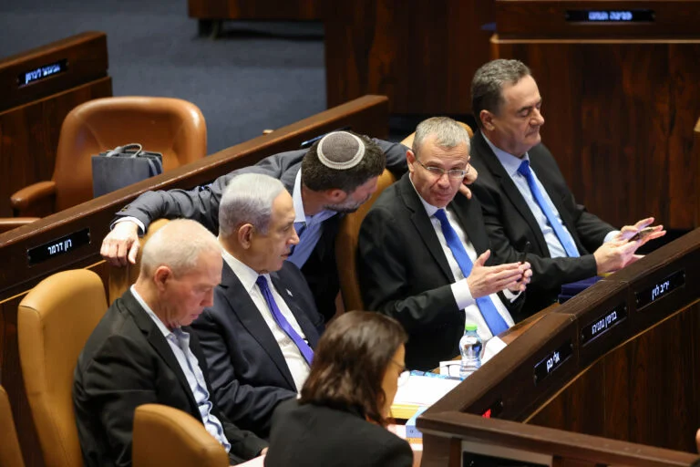צמרת הליכוד, ארכיון | צילום: דוברות הכנסת נתניהו כץ לוין