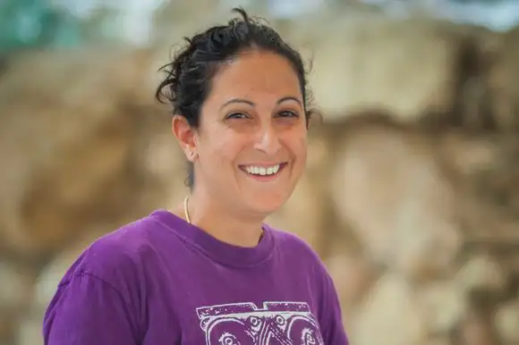 מנהלת החפירה אפרת בוצר.