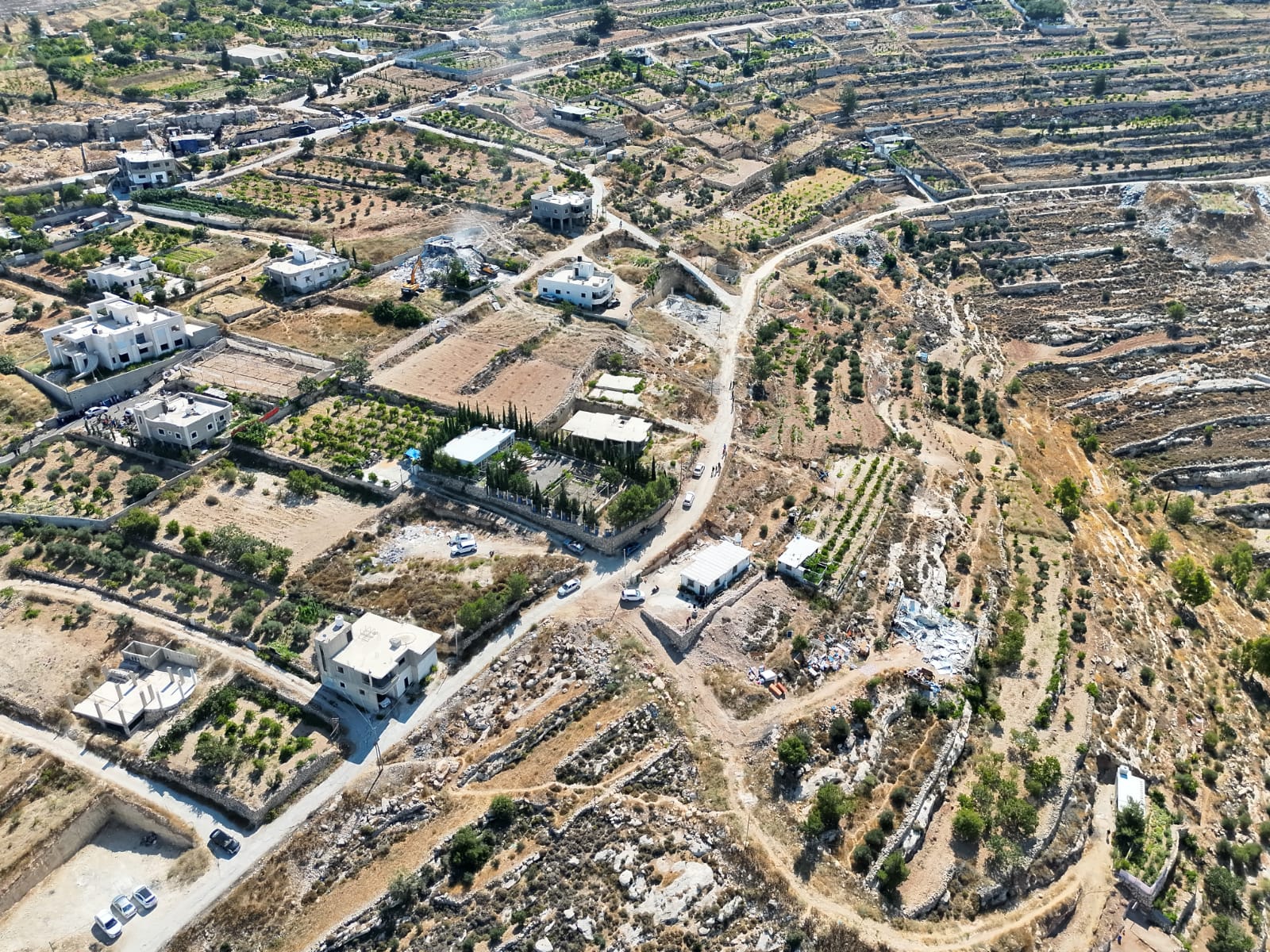 הכפר הערבי נחלין. צילום: מחלקת
