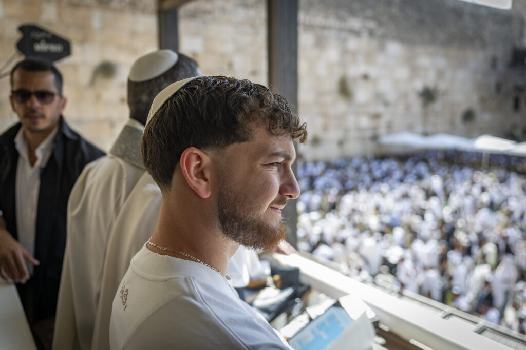 בר קופרשטיין בברכת הכהנים בכותל