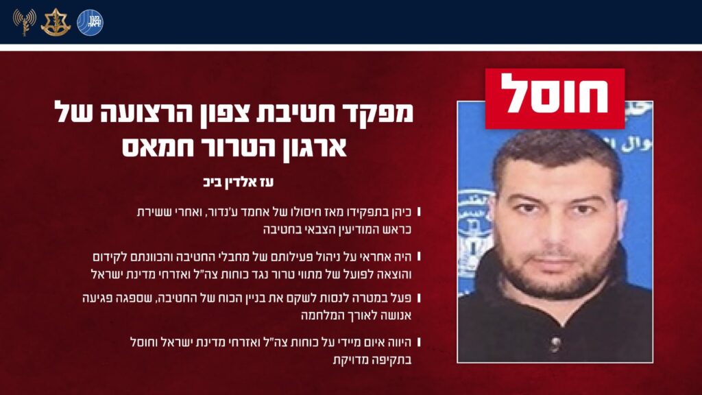 מח"ט עזה שחוסל הלילה. 