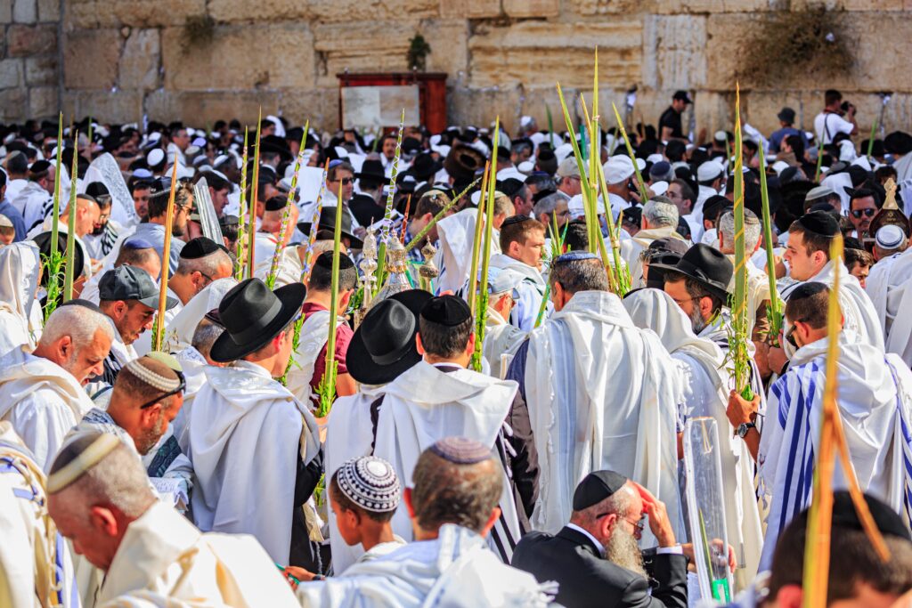 סוכות בכותל המערבי