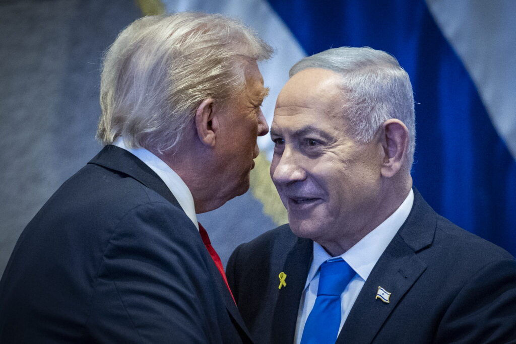.בנימין נתניהו ודונלד טראמפ