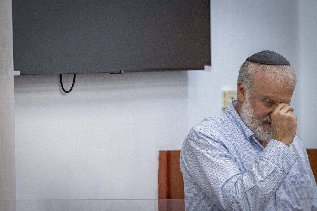 מנדלבליט בבית המשפט. צילום: חיים גולדברג, פלאש 90