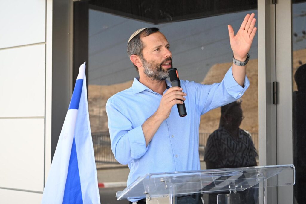 ישראל גנץ ראש מועצת בנימין, צילום: שחר כהן