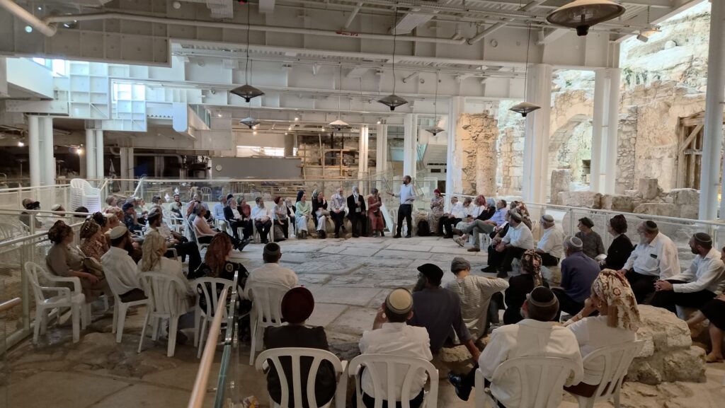 רבני ישיבות ההסדר בסיור. צילום: איגוד ישיבות ההסדר
