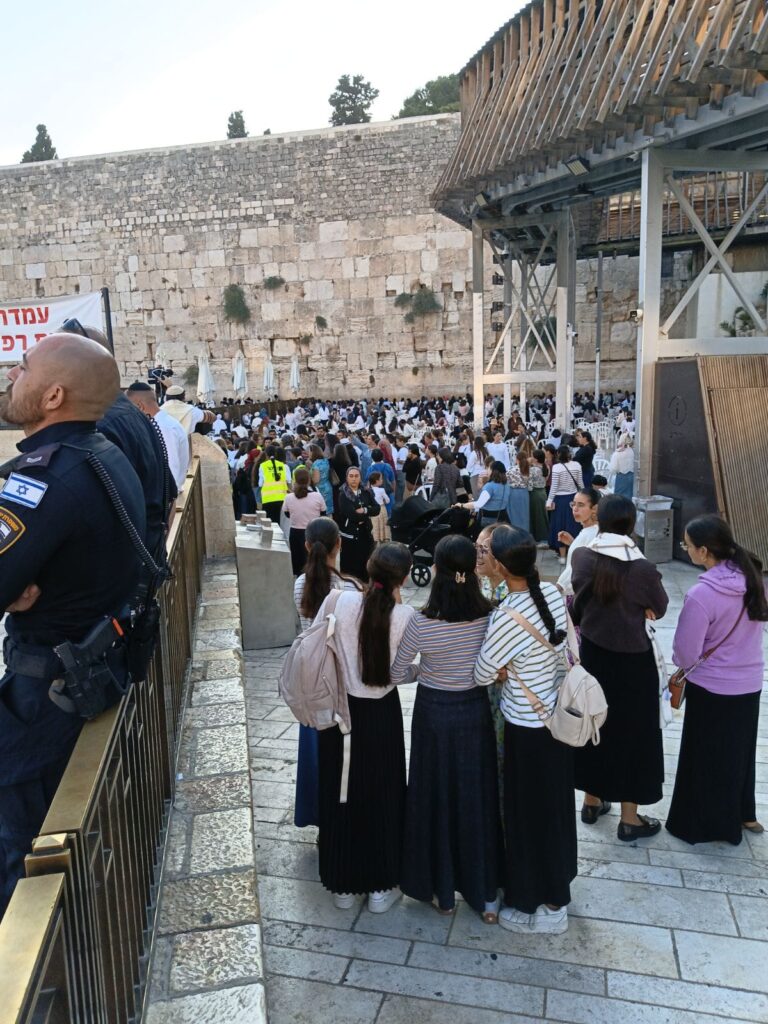 תפילת הנשים בכותל. צילום: מרכז ליבה
