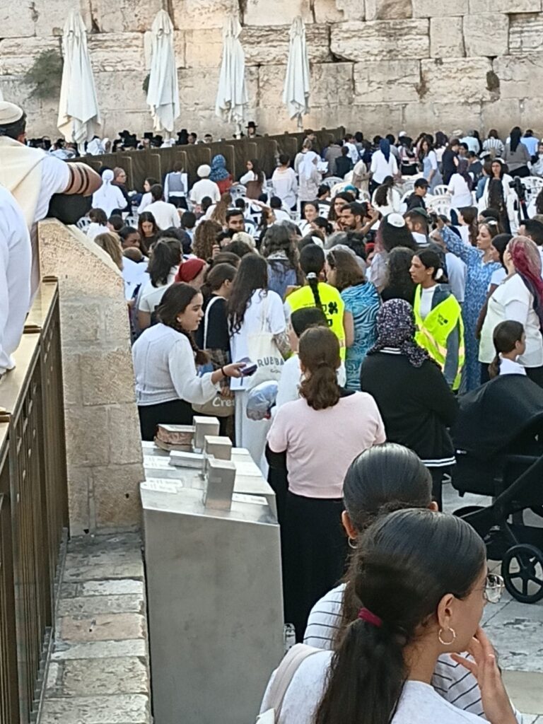 תפילת הנשים בכותל. צילום: מרכז ליבה
