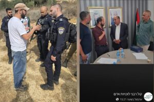 פעיל שמאל בפגישה עם בכיר רש"פ ובפרובוקציה