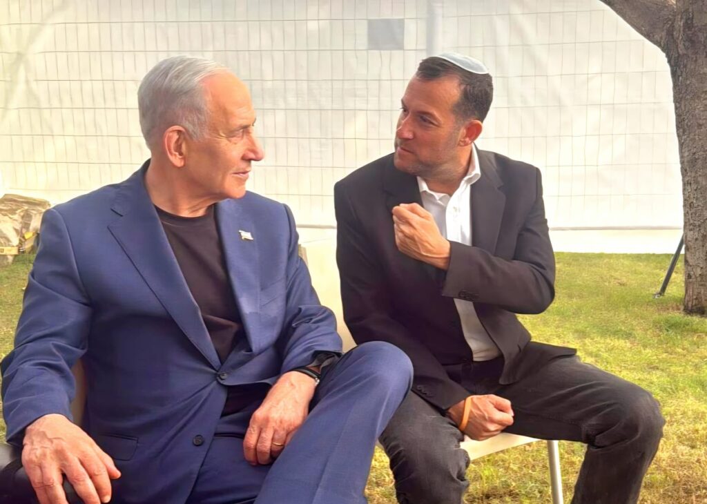 ראש הממשלה נתניהו וראש מועצת שומרון דגן