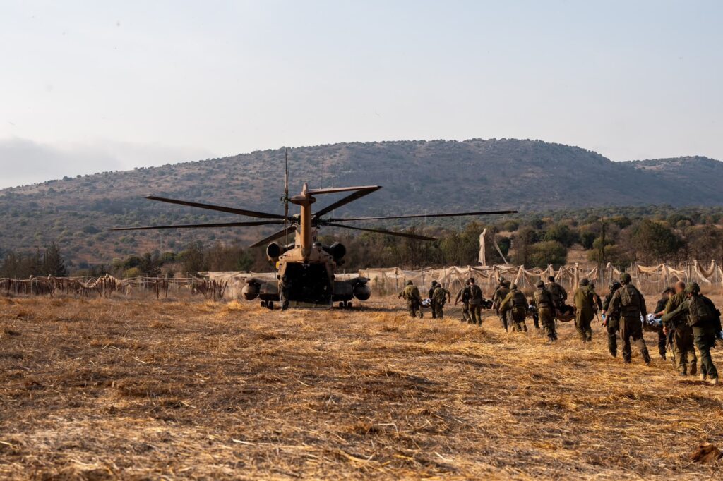 כוחות צה"ל בזירת האירוע.