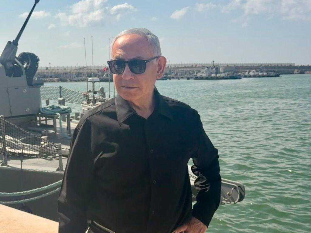 נתניהו בבסיס חיל הים באשדוד